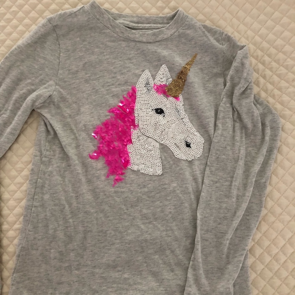 Gap Kids Sequined tees-great condition sz 10-12